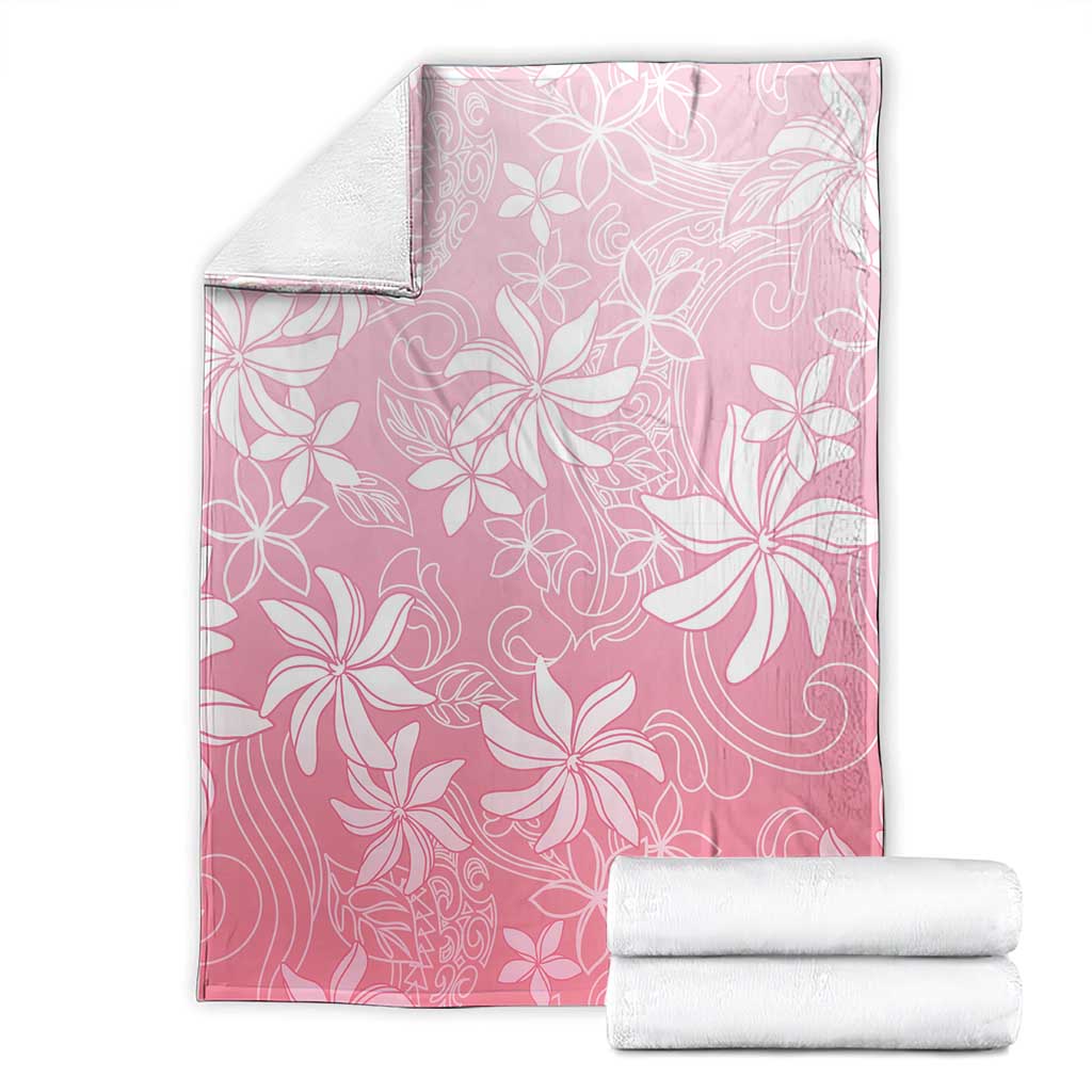 Tiare Tahiti Blanket Pink Polynesia Motifs LT05 - Polynesian Pride