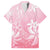 Tiare Tahiti Family Matching Puletasi and Hawaiian Shirt Pink Polynesia Motifs - Polynesian Pride