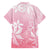 Tiare Tahiti Family Matching Puletasi and Hawaiian Shirt Pink Polynesia Motifs - Polynesian Pride