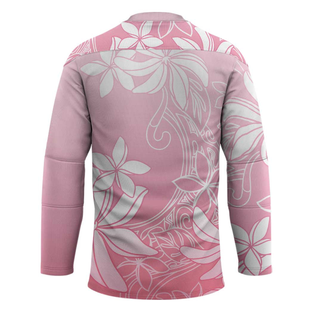 Tiare Tahiti Hockey Jersey Pink Polynesia Motifs LT05 - Polynesian Pride