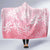 Tiare Tahiti Hooded Blanket Pink Polynesia Motifs - Polynesian Pride