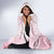 Tiare Tahiti Hooded Blanket Pink Polynesia Motifs - Polynesian Pride