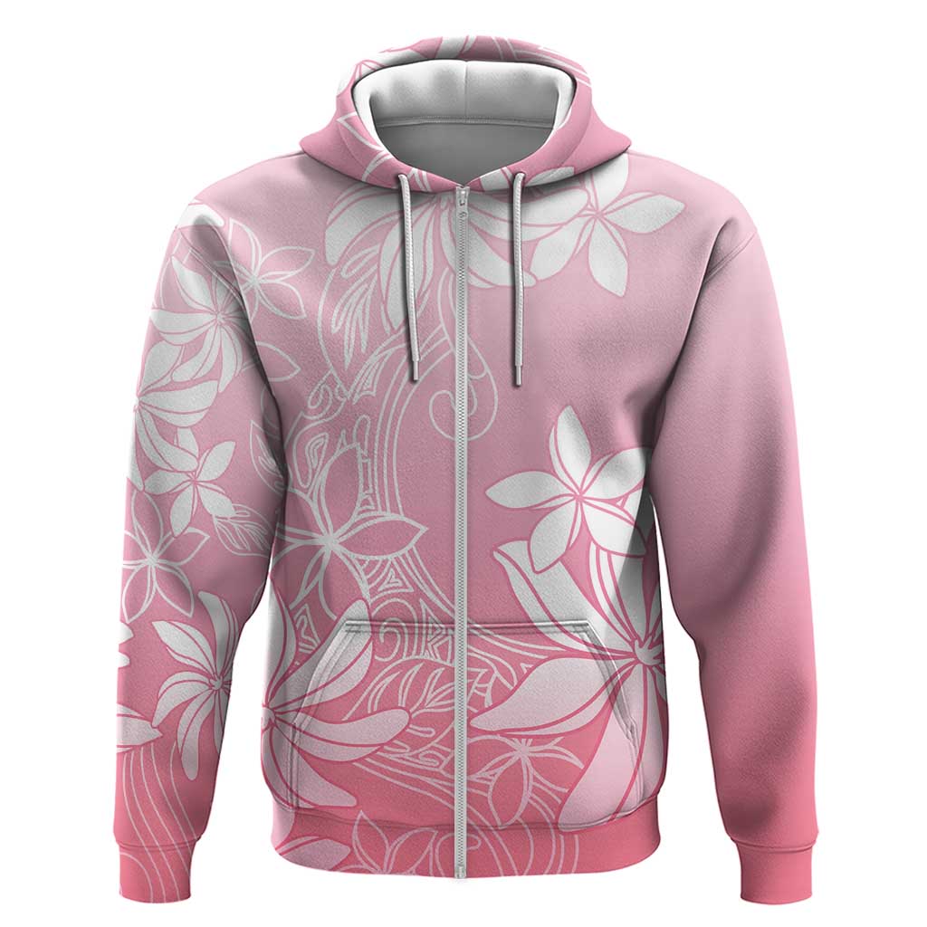 Tiare Tahiti Hoodie Pink Polynesia Motifs - Polynesian Pride