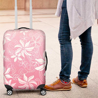 Tiare Tahiti Luggage Cover Pink Polynesia Motifs LT05 Pink - Polynesian Pride