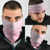 Tiare Tahiti Neck Gaiter Pink Polynesia Motifs LT05 - Polynesian Pride