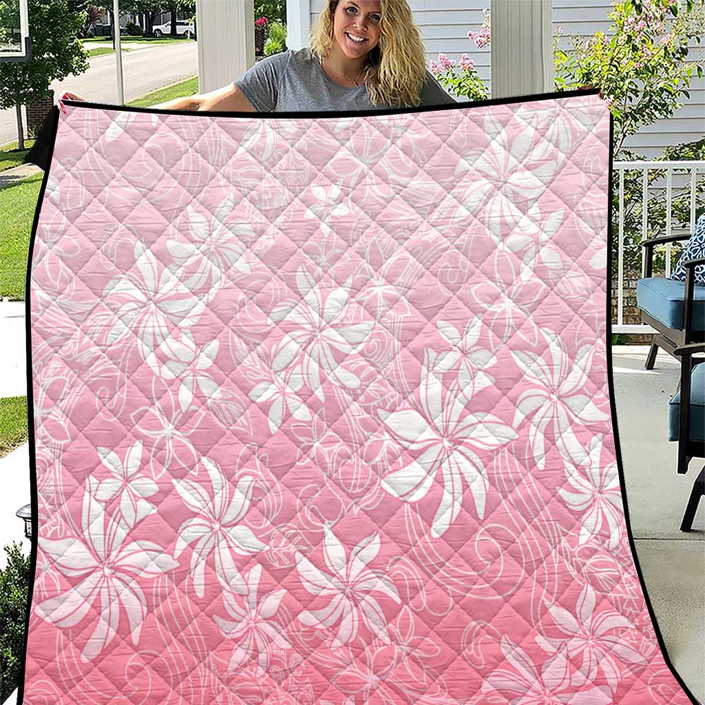 Tiare Tahiti Quilt Pink Polynesia Motifs LT05 Pink - Polynesian Pride