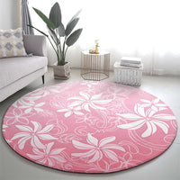 Tiare Tahiti Round Carpet Pink Polynesia Motifs LT05 - Polynesian Pride