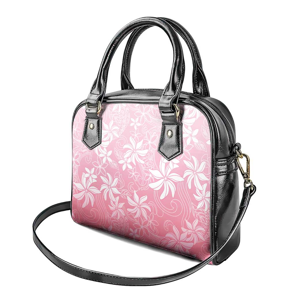 Tiare Tahiti Shoulder Handbag Pink Polynesia Motifs LT05 - Polynesian Pride