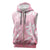 Tiare Tahiti Sleeveless Zip Hoodie Pink Polynesia Motifs - Polynesian Pride