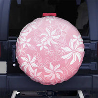 Tiare Tahiti Spare Tire Cover Pink Polynesia Motifs LT05 No hole Pink - Polynesian Pride