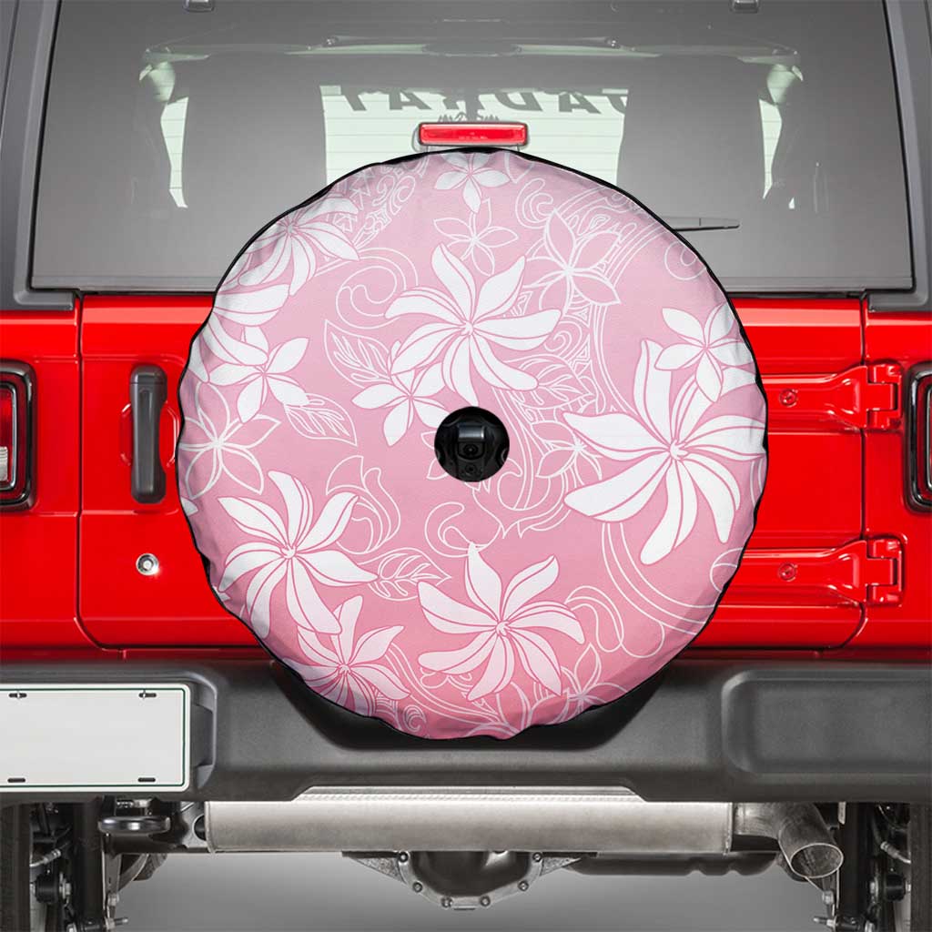 Tiare Tahiti Spare Tire Cover Pink Polynesia Motifs LT05 - Polynesian Pride