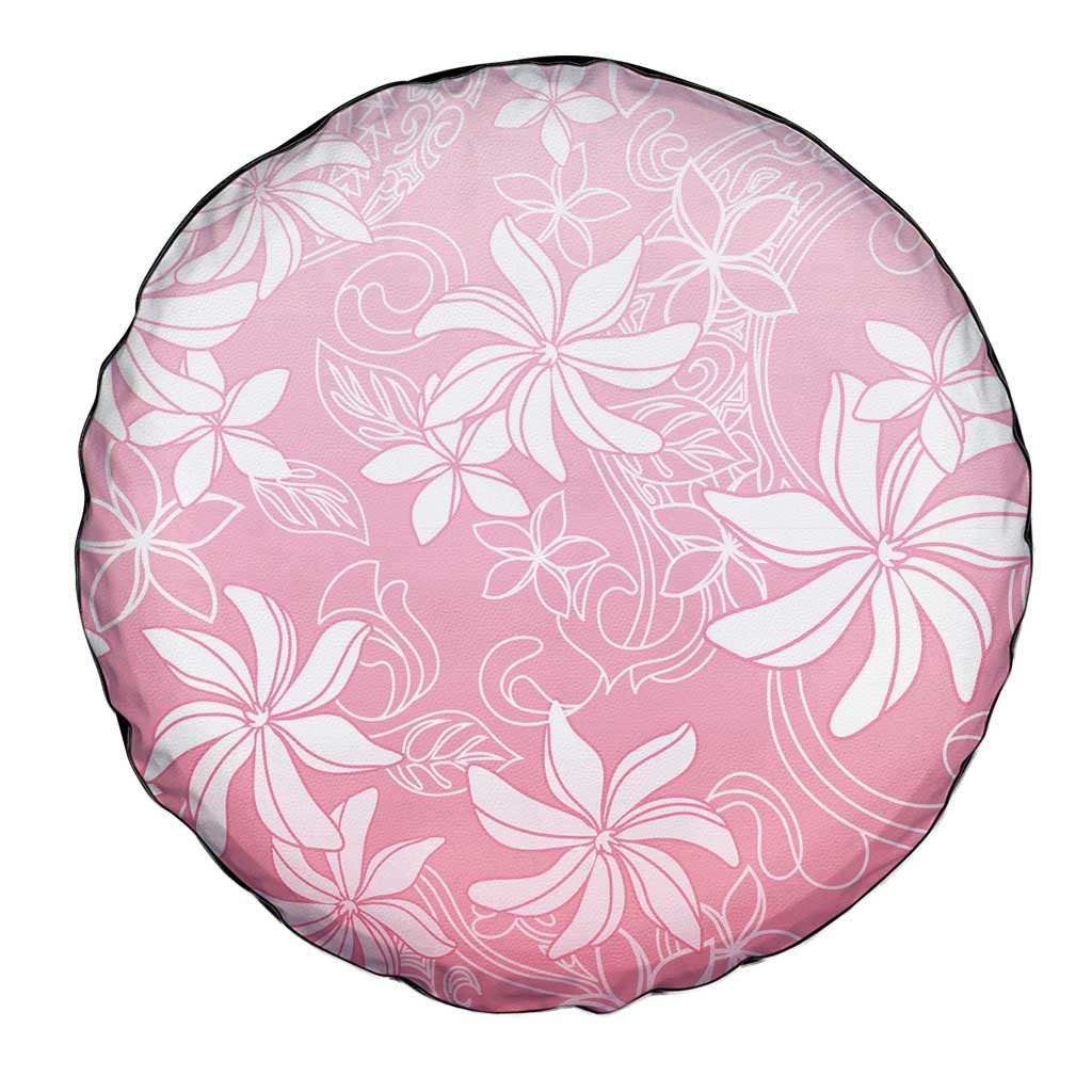 Tiare Tahiti Spare Tire Cover Pink Polynesia Motifs LT05 - Polynesian Pride