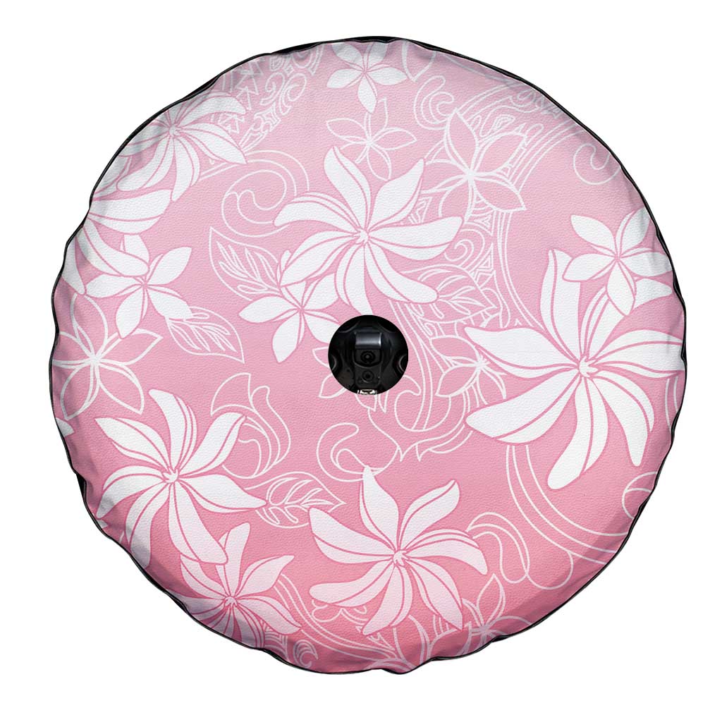 Tiare Tahiti Spare Tire Cover Pink Polynesia Motifs LT05 - Polynesian Pride