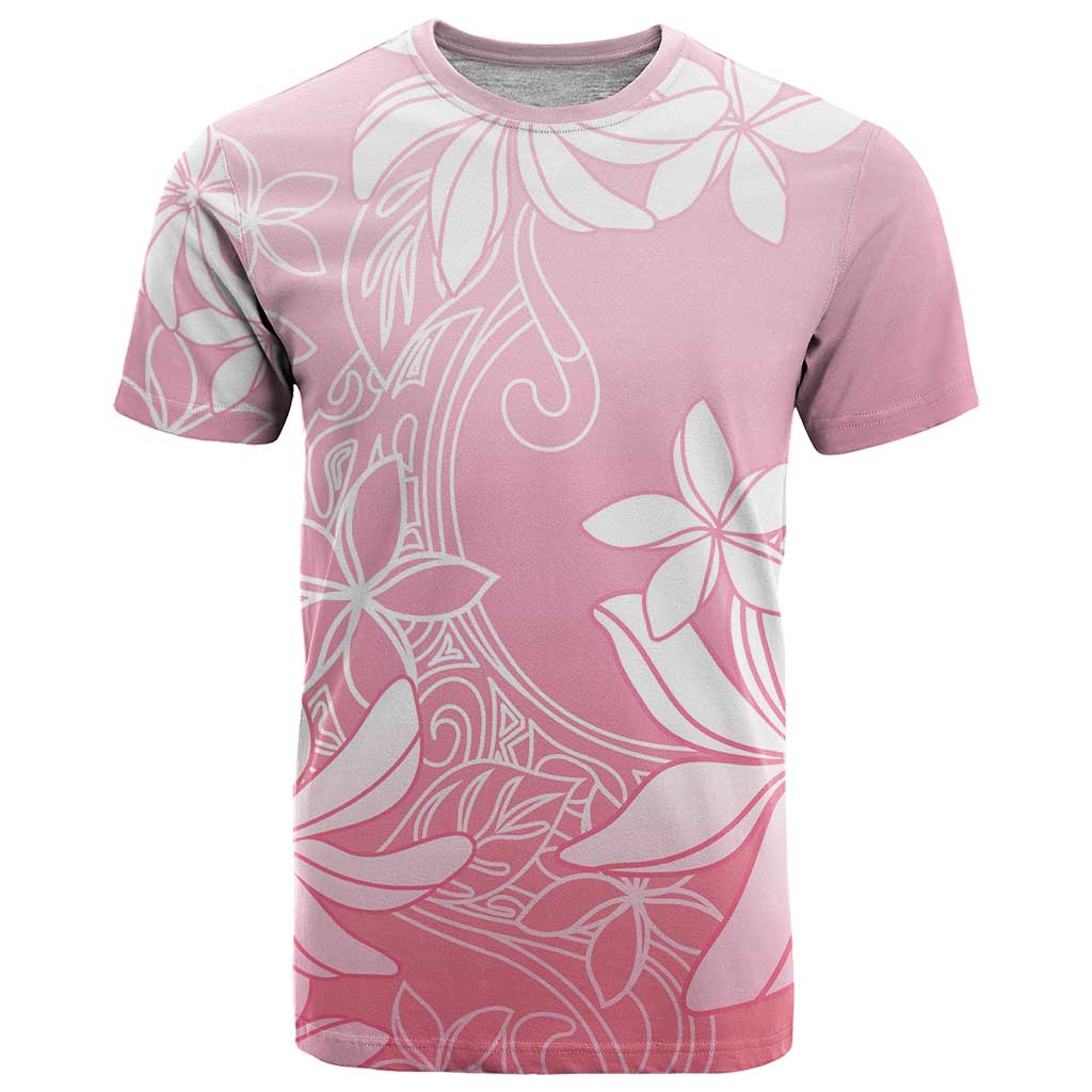 Tiare Tahiti T Shirt Pink Polynesia Motifs - Polynesian Pride
