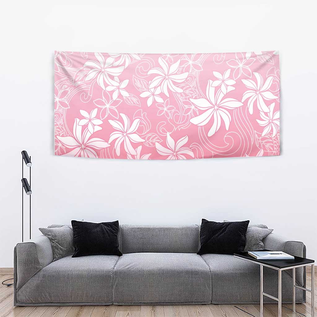 Tiare Tahiti Tapestry Pink Polynesia Motifs LT05 - Polynesian Pride