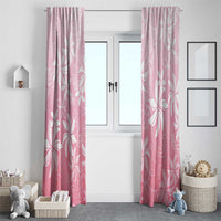 Tiare Tahiti Window Curtain Pink Polynesia Motifs LT05 - Polynesian Pride