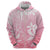 Tiare Tahiti Zip Hoodie Pink Polynesia Motifs - Polynesian Pride