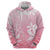 Tiare Tahiti Zip Hoodie Pink Polynesia Motifs - Polynesian Pride