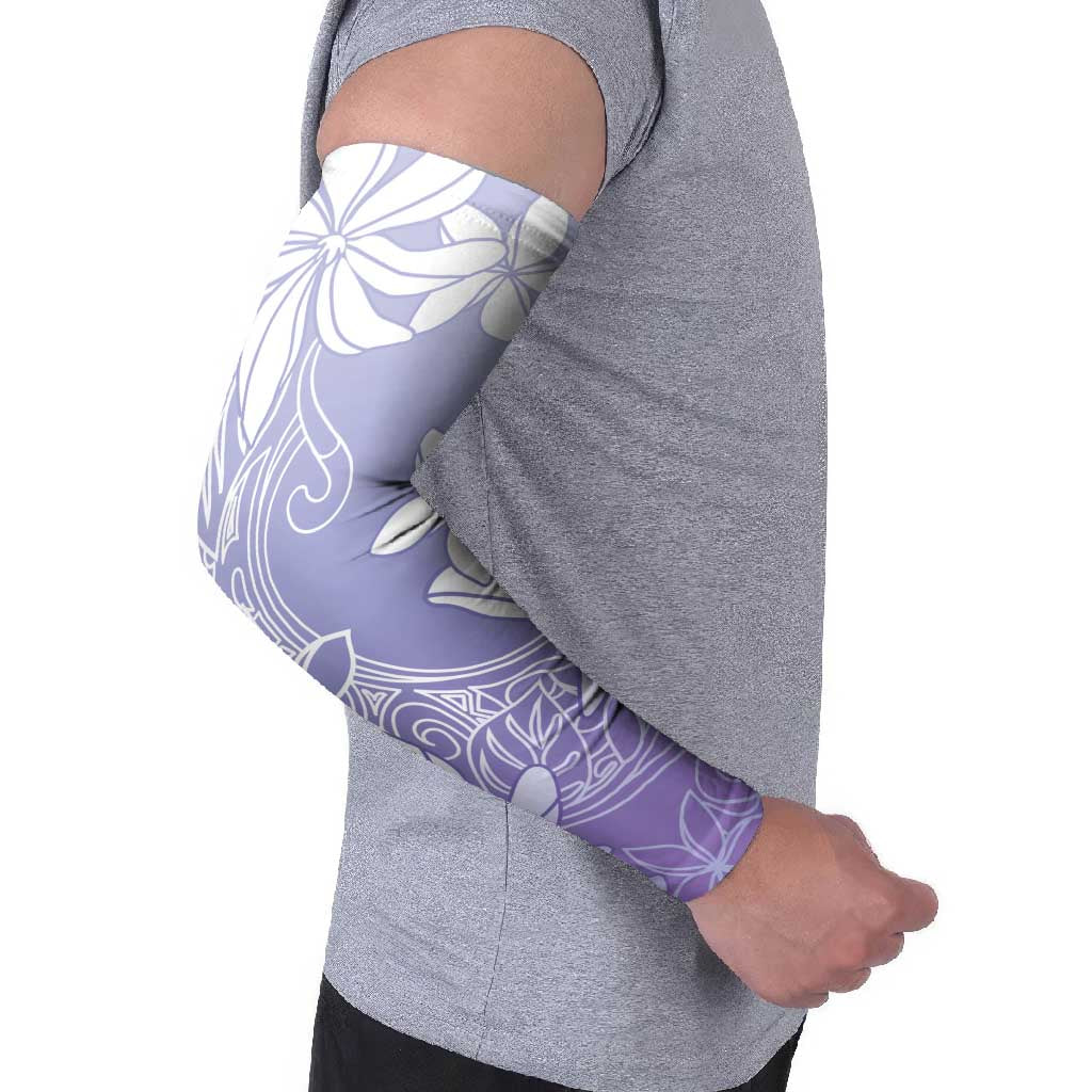 Tiare Tahiti Arm Sleeves Purple Polynesia Motifs LT05 - Polynesian Pride