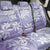 Tiare Tahiti Back Car Seat Cover Purple Polynesia Motifs - Polynesian Pride