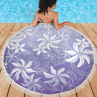 Tiare Tahiti Beach Blanket Purple Polynesia Motifs LT05 - Polynesian Pride