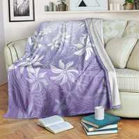 Tiare Tahiti Blanket Purple Polynesia Motifs LT05 Purple - Polynesian Pride