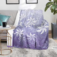 Tiare Tahiti Blanket Purple Polynesia Motifs LT05 - Polynesian Pride