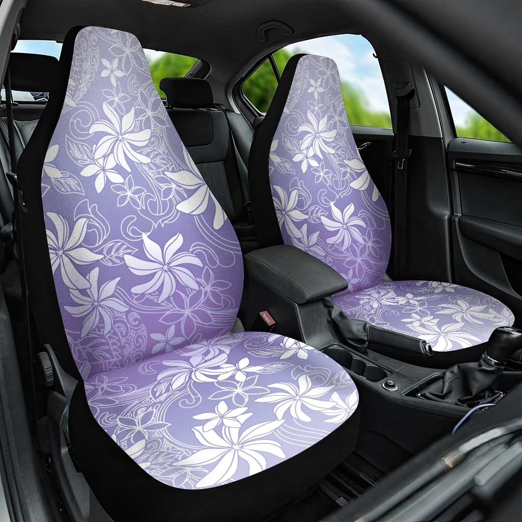 Tiare Tahiti Car Seat Cover Purple Polynesia Motifs LT05 One Size Purple - Polynesian Pride