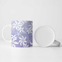 Tiare Tahiti Ceramic Mug Purple Polynesia Motifs LT05 - Polynesian Pride