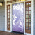 Tiare Tahiti Door Cover Purple Polynesia Motifs - Polynesian Pride