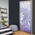 Tiare Tahiti Door Cover Purple Polynesia Motifs - Polynesian Pride