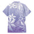 Tiare Tahiti Family Matching Puletasi and Hawaiian Shirt Purple Polynesia Motifs - Polynesian Pride
