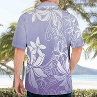 Tiare Tahiti Hawaiian Shirt Purple Polynesia Motifs - Polynesian Pride