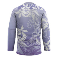 Tiare Tahiti Hockey Jersey Purple Polynesia Motifs LT05 - Polynesian Pride