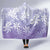 Tiare Tahiti Hooded Blanket Purple Polynesia Motifs - Polynesian Pride