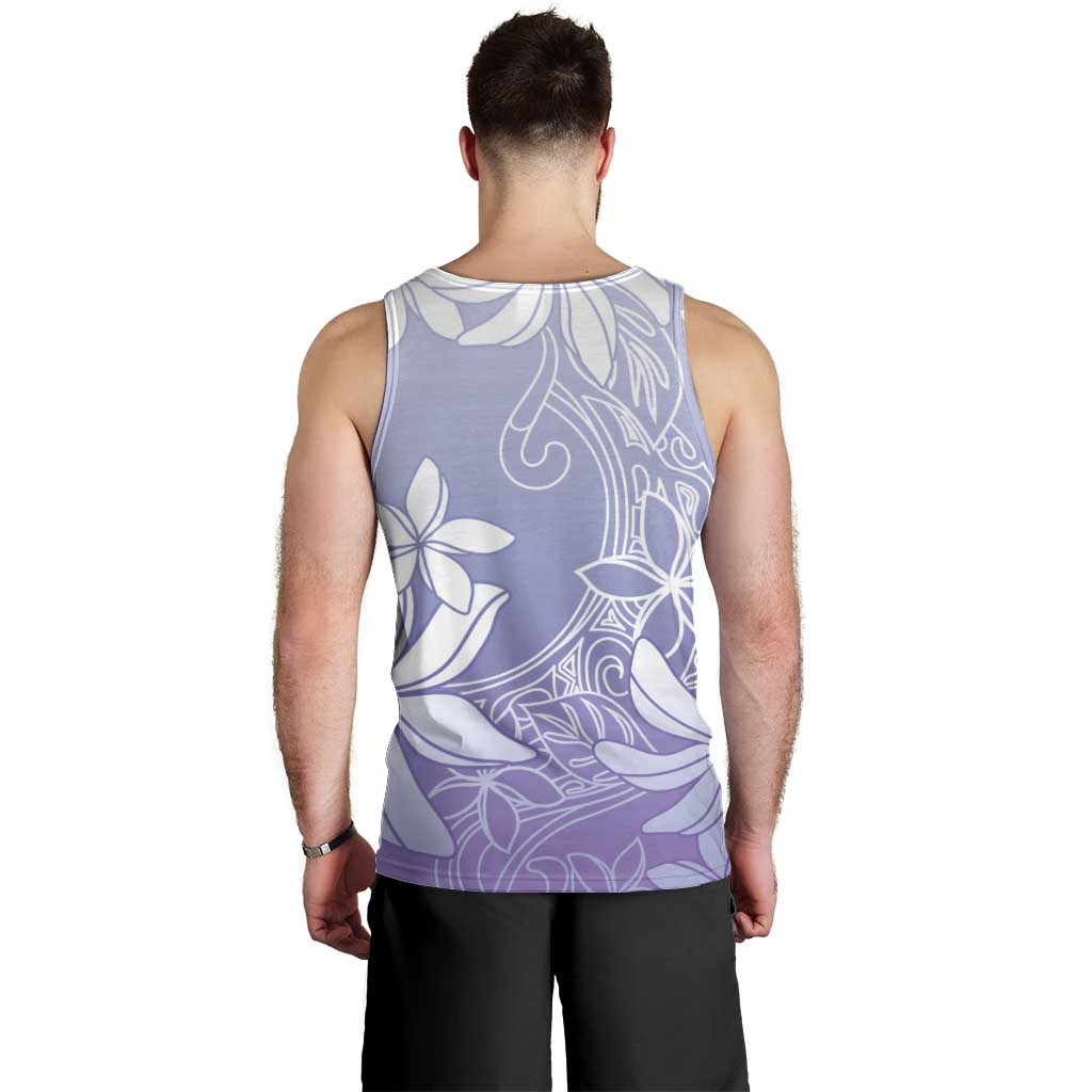 Tiare Tahiti Men Tank Top Purple Polynesia Motifs - Polynesian Pride