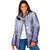 Tiare Tahiti Padded Jacket Purple Polynesia Motifs - Polynesian Pride