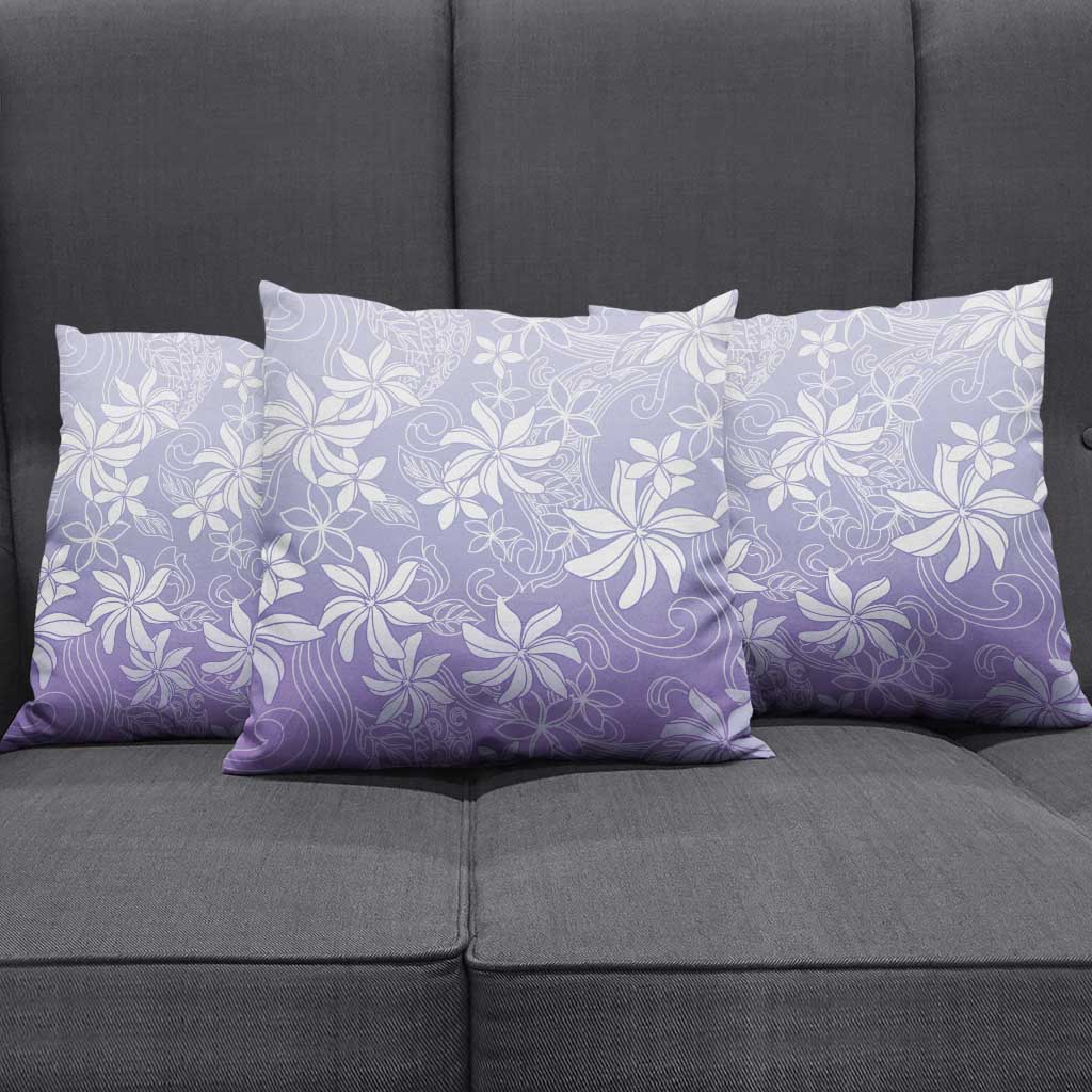 Tiare Tahiti Pillow Cover Purple Polynesia Motifs LT05 - Polynesian Pride