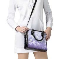 Tiare Tahiti Shoulder Handbag Purple Polynesia Motifs LT05 - Polynesian Pride