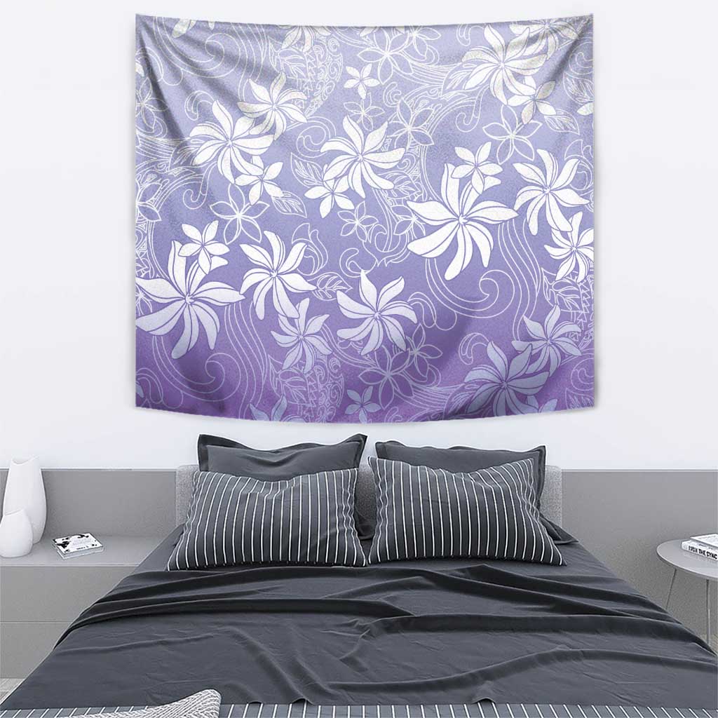 Tiare Tahiti Tapestry Purple Polynesia Motifs LT05 - Polynesian Pride