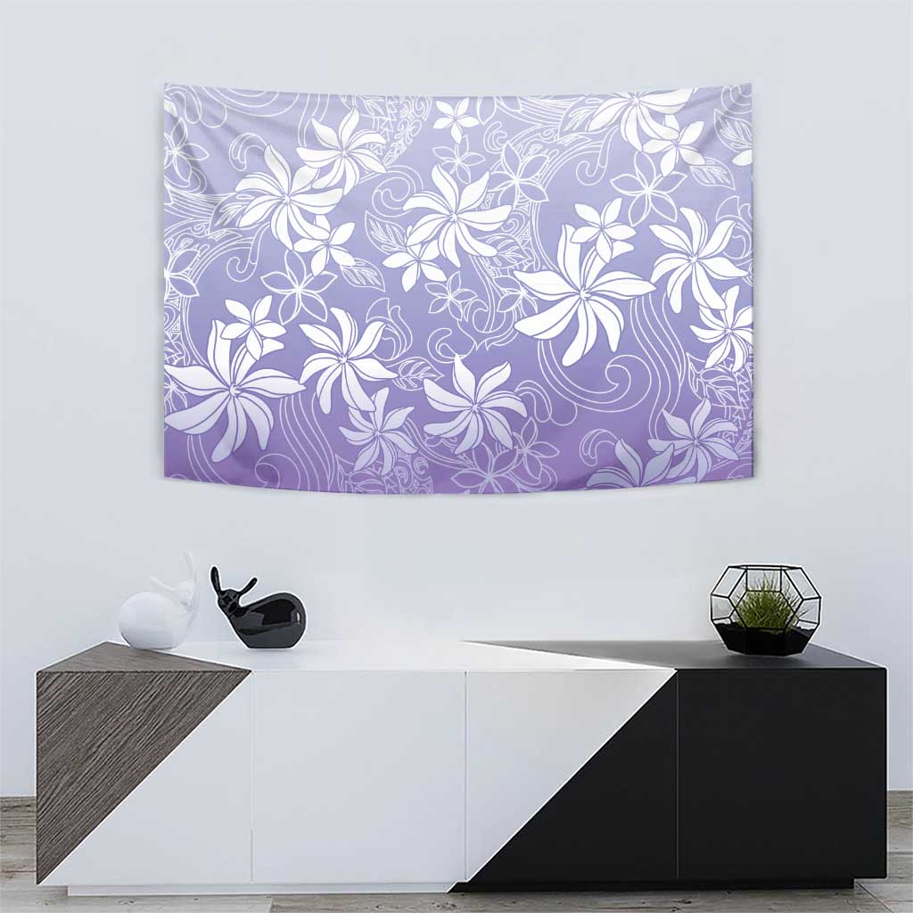 Tiare Tahiti Tapestry Purple Polynesia Motifs LT05 - Polynesian Pride