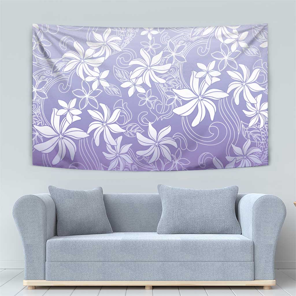 Tiare Tahiti Tapestry Purple Polynesia Motifs LT05 - Polynesian Pride