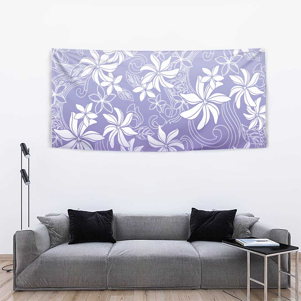Tiare Tahiti Tapestry Purple Polynesia Motifs LT05 - Polynesian Pride