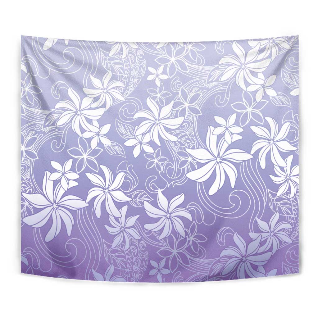 Tiare Tahiti Tapestry Purple Polynesia Motifs LT05 - Polynesian Pride