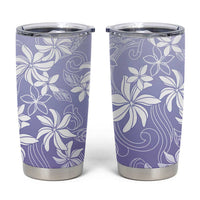 Tiare Tahiti Tumbler Cup Purple Polynesia Motifs LT05 Purple - Polynesian Pride