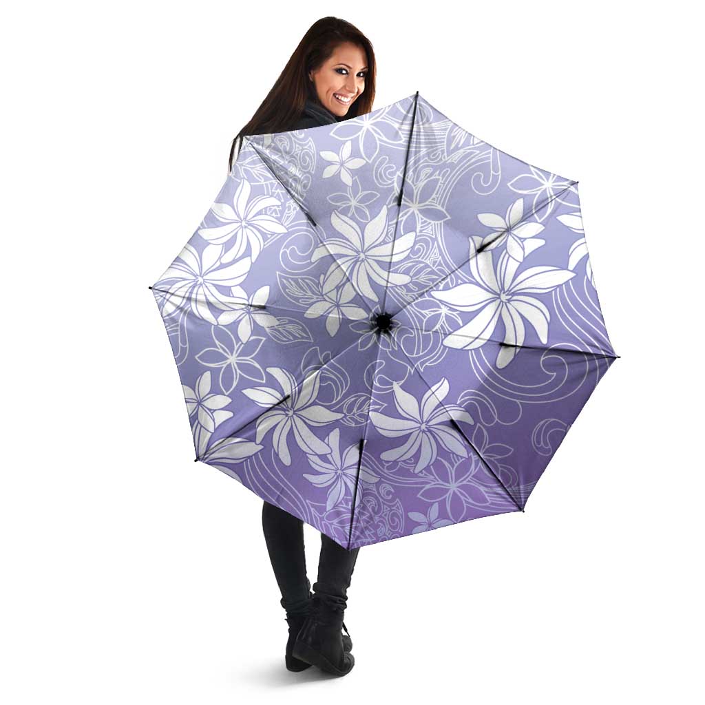 Tiare Tahiti Umbrella Purple Polynesia Motifs LT05 - Polynesian Pride