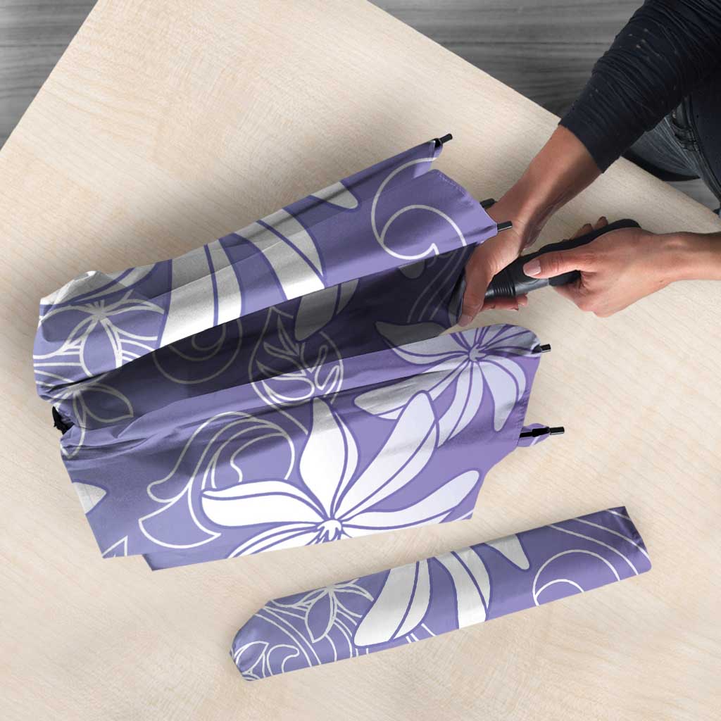 Tiare Tahiti Umbrella Purple Polynesia Motifs LT05 - Polynesian Pride