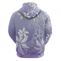 Tiare Tahiti Zip Hoodie Purple Polynesia Motifs LT05 - Polynesian Pride