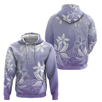Tiare Tahiti Zip Hoodie Purple Polynesia Motifs LT05 - Polynesian Pride