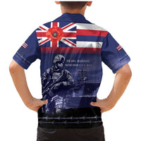 Hawaii Pearl Harbor Remembrance Day Family Matching Mermaid Dress and Hawaiian Shirt Flag Style